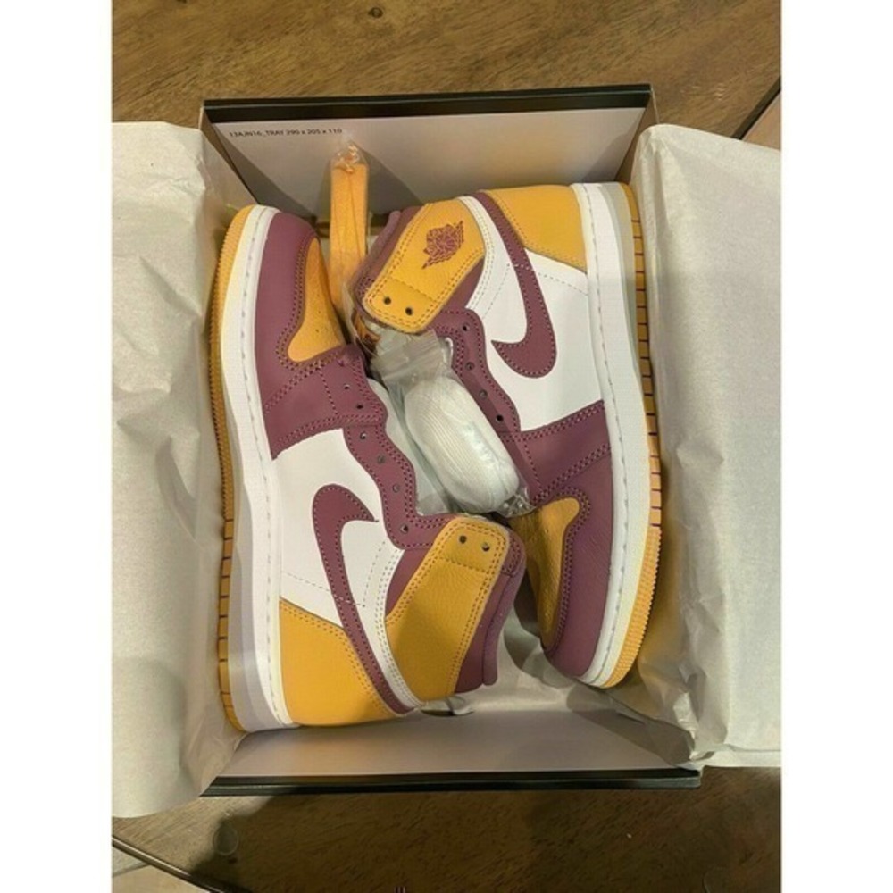 Air Jordan 1 Retro High OG Brotherhood 575441-706 GS Size 6Y Brand New - Picture 2 of 7